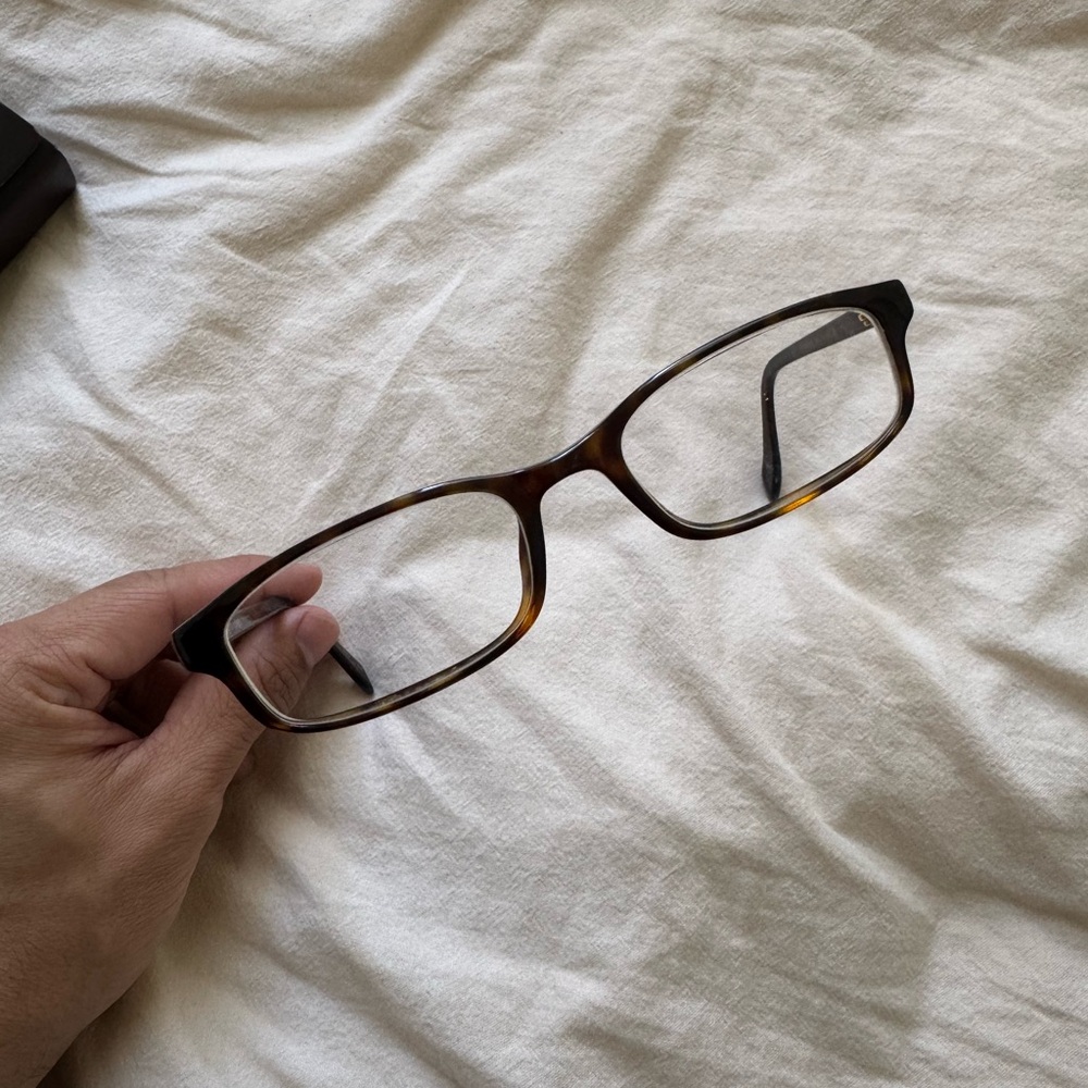 Oliver Peoples Tortoiseshell Rectangular Eyeglass… - image 3